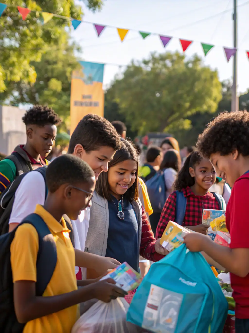 An image of BHNM members volunteering at a local community event, emphasizing their commitment to giving back.